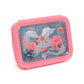 Petit Monkey Bentobox + Drinkfles Fairytale Dragon Back to School set - Pearl Stars/Peony Pink