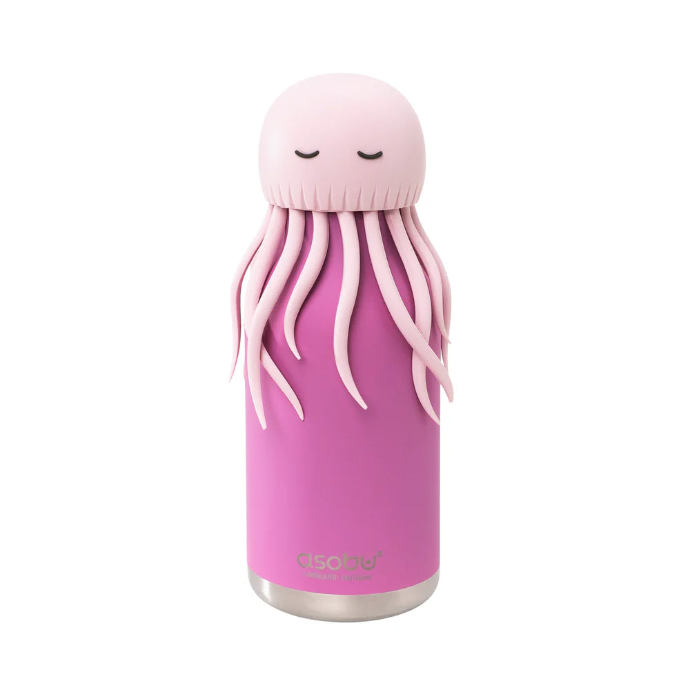 Asobu Thermo Drinkfles Besties Jellyfish - 460ml - Roze