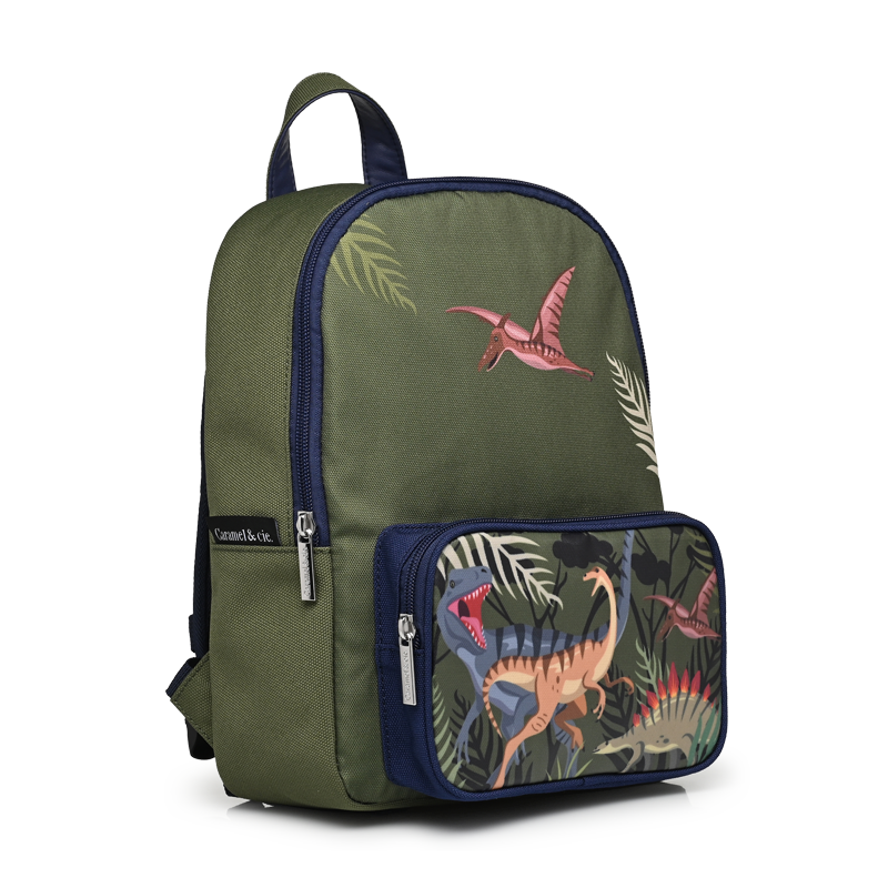 Caramel &amp; Cie Sac à dos pour tout-petits Jurassic Small - Vert