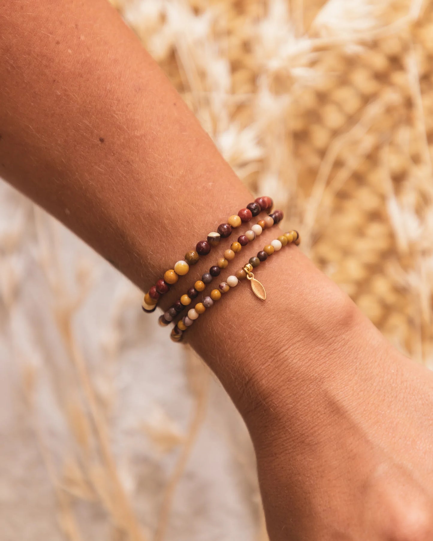 Mrs Ertha Armbanden set - Me & Mom collectie - Mookaite -