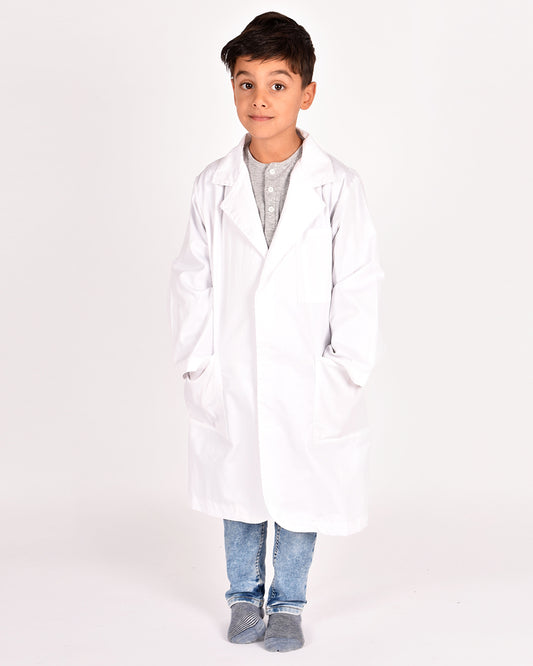 Den Goda Fen Vêtements de déguisement Docteur - Veste - 110-116cm - 4-6 ans - Blanc