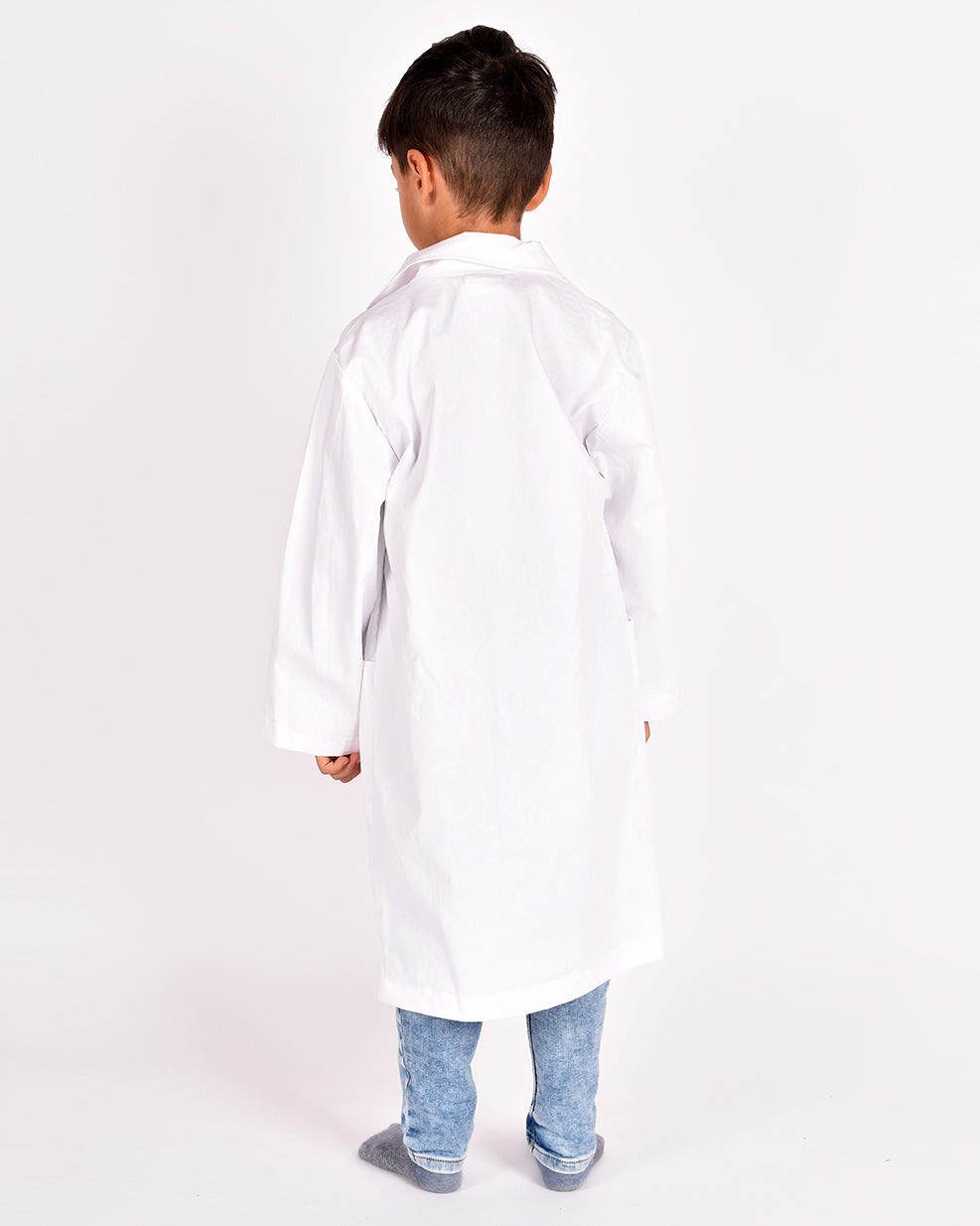 Den Goda Fen Vêtements de déguisement Docteur - Veste - 110-116cm - 4-6 ans - Blanc