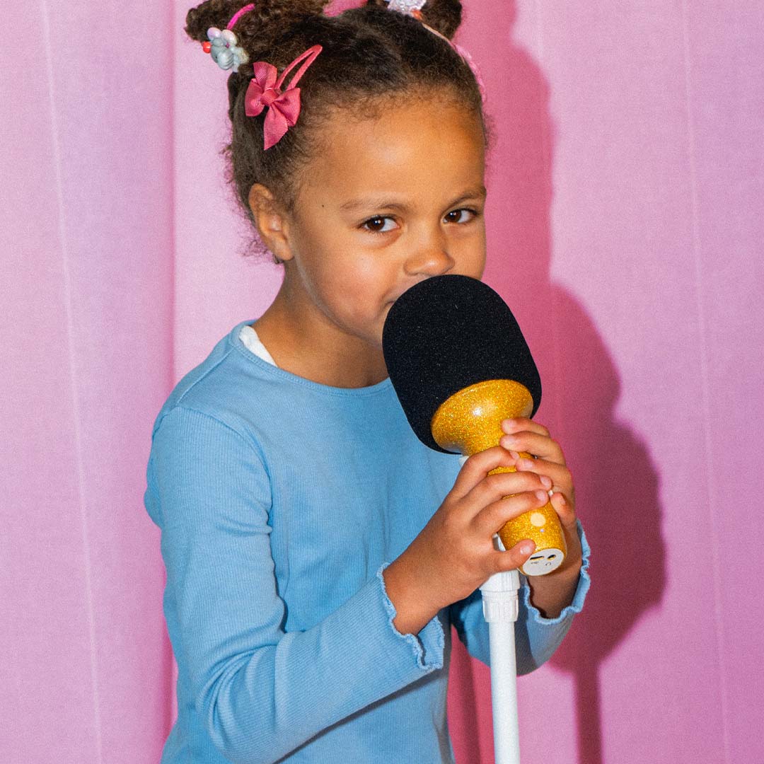 Ensemble Karaoké Lalarma - Microphone et haut-parleur Bluetooth - Jaune