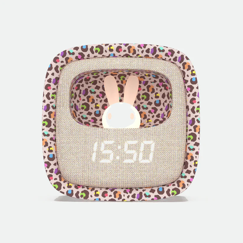 MOB Billy Clock - Konijnenklokje en wekker - Rainbow Leopard