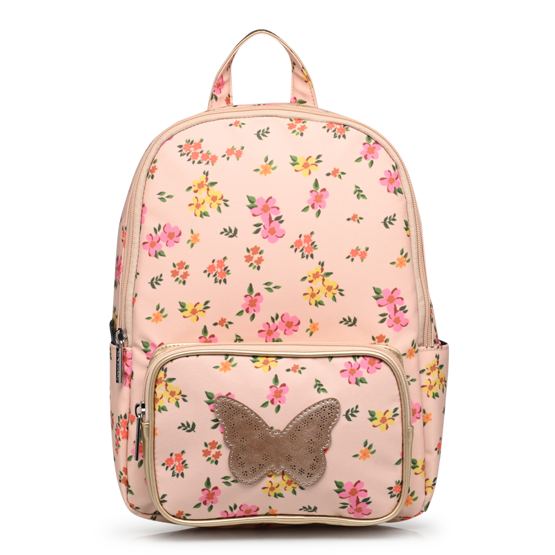 Caramel & Cie Kleuterrugzak smal Liberty Butterfly - Roze