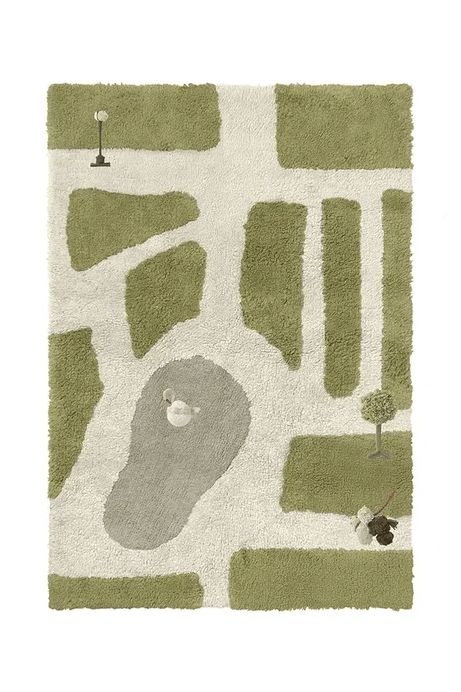 Lorena Canals Wasbaar katoen vloerkleed - Hyde Park - 90x130cm