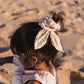 Mrs Ertha Scrunchies met strik - Blush