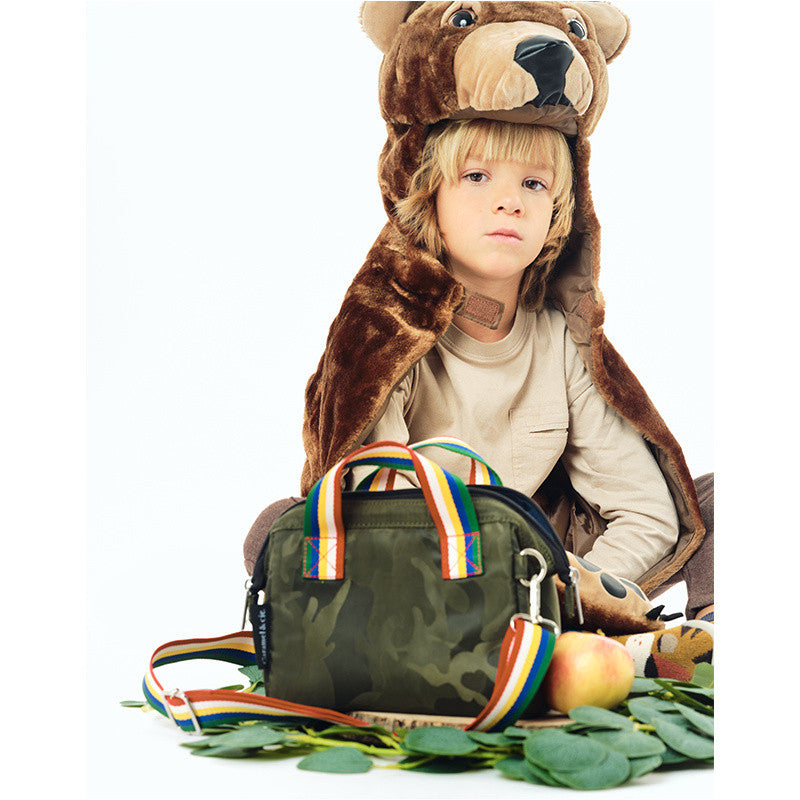 Caramel & Cie Lunchtas Camouflage - Green