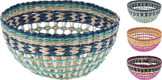 Home &amp; Styling Seagrass baskets - 20xH10cm - Multi