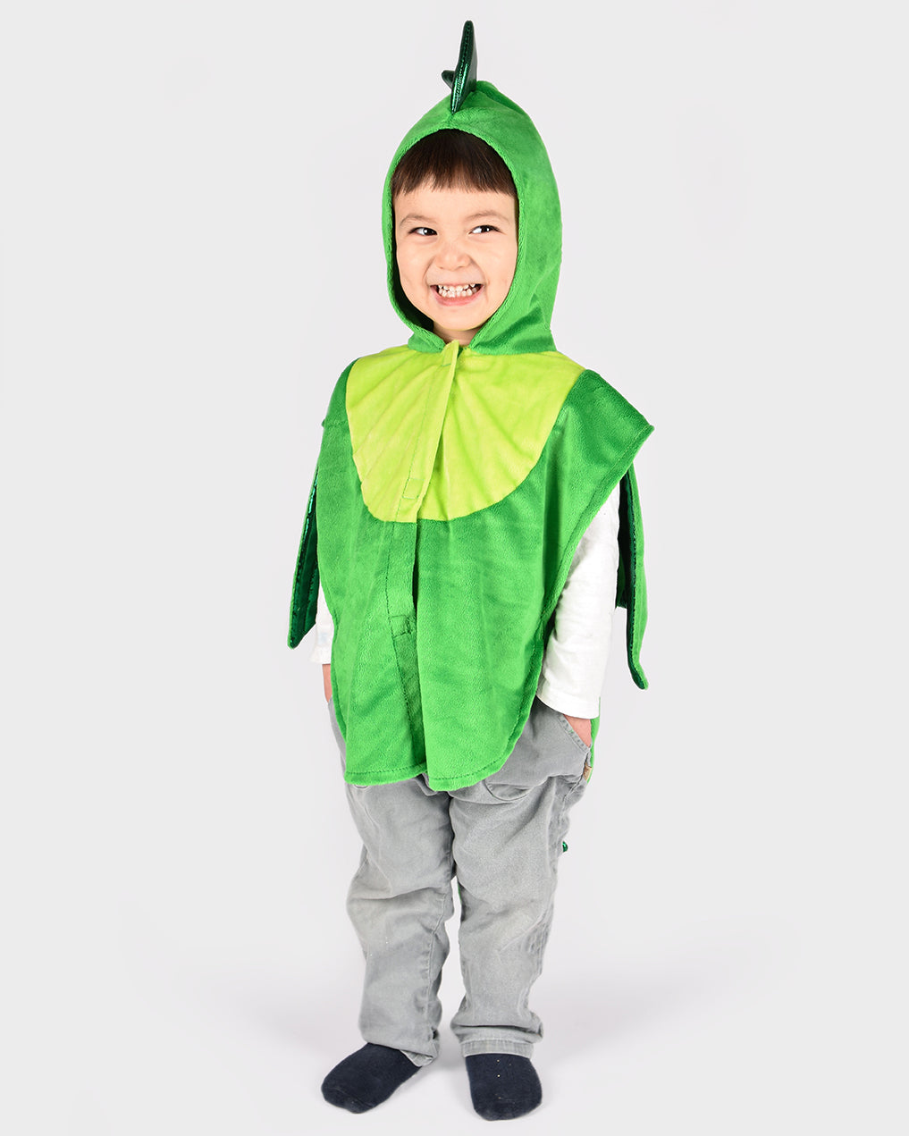 Den Goda Fen Verkleedkledij Dinosaur Mini Cape - 86-110cm - 1-4 jaar - Groen