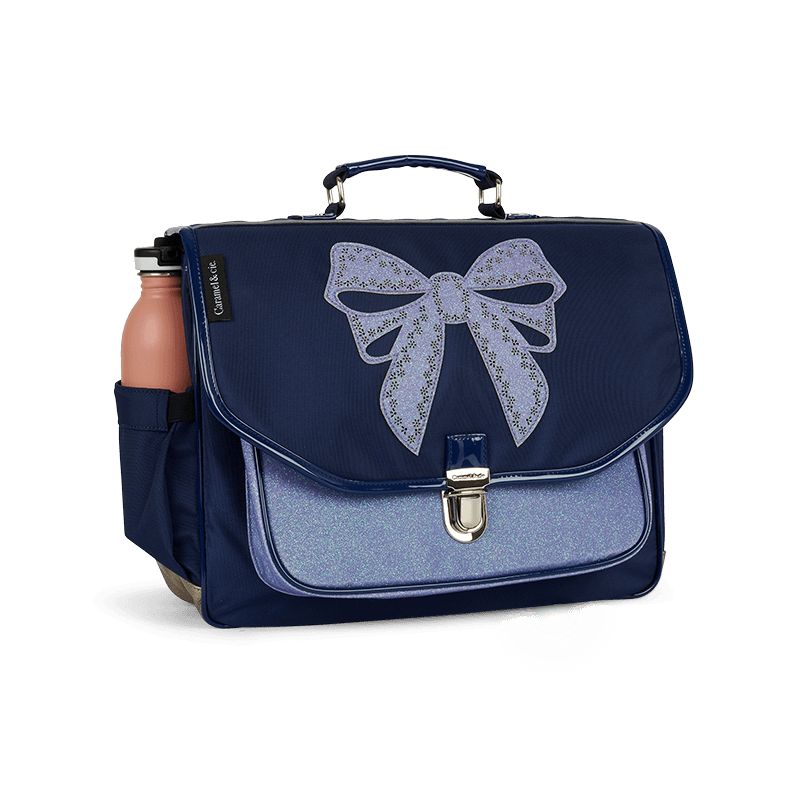 Caramel &amp; Cie Cartable/Cartable Papillon - Bleu