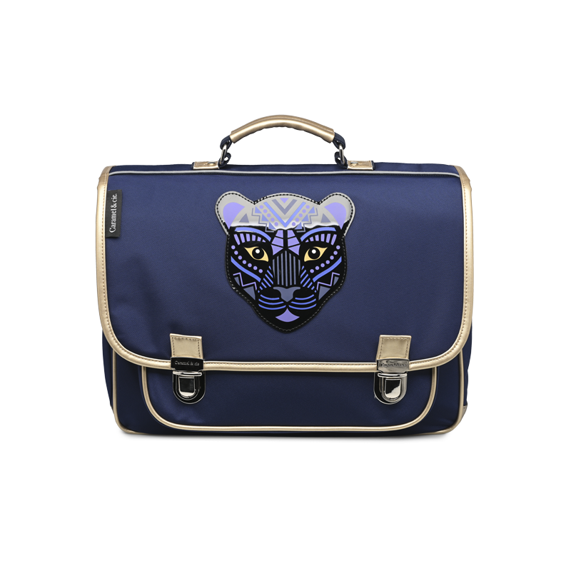 Caramel & Cie Boekentas/Schooltas Panthera Medium - Blauw