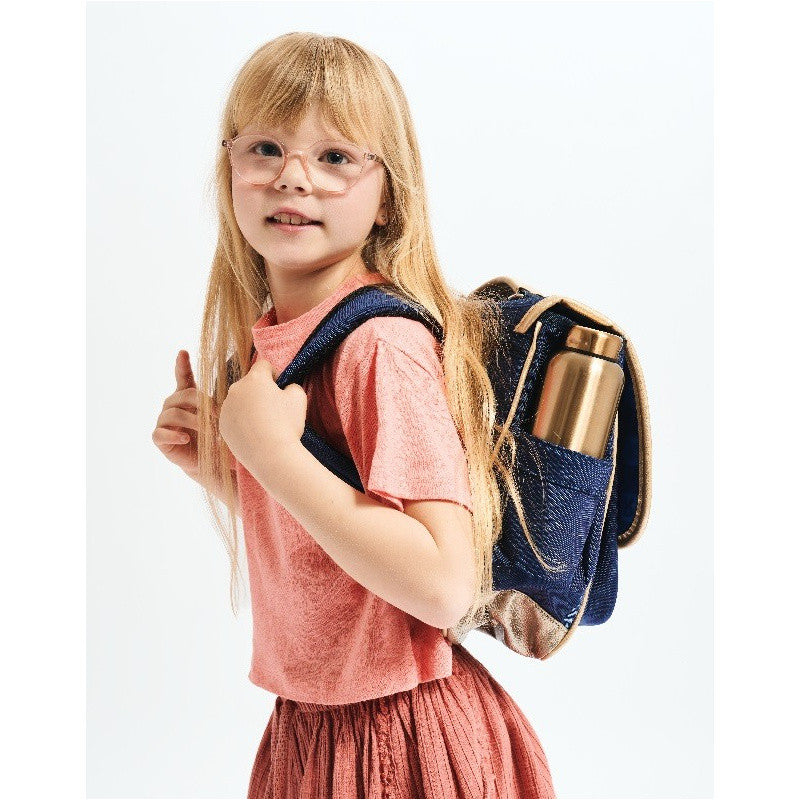 Caramel & Cie Boekentas/Schooltas Panthera Medium - Blauw