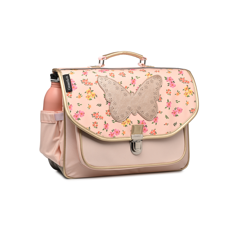 Caramel & Cie Boekentas/Schooltas Liberty Butterfly Medium - Roze