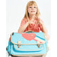 Caramel & Cie Boekentas/Schooltas Rainbow Love Medium - Blauw