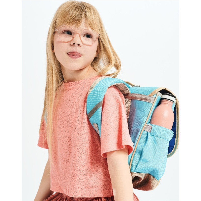 Caramel & Cie Boekentas/Schooltas Rainbow Love Medium - Blauw