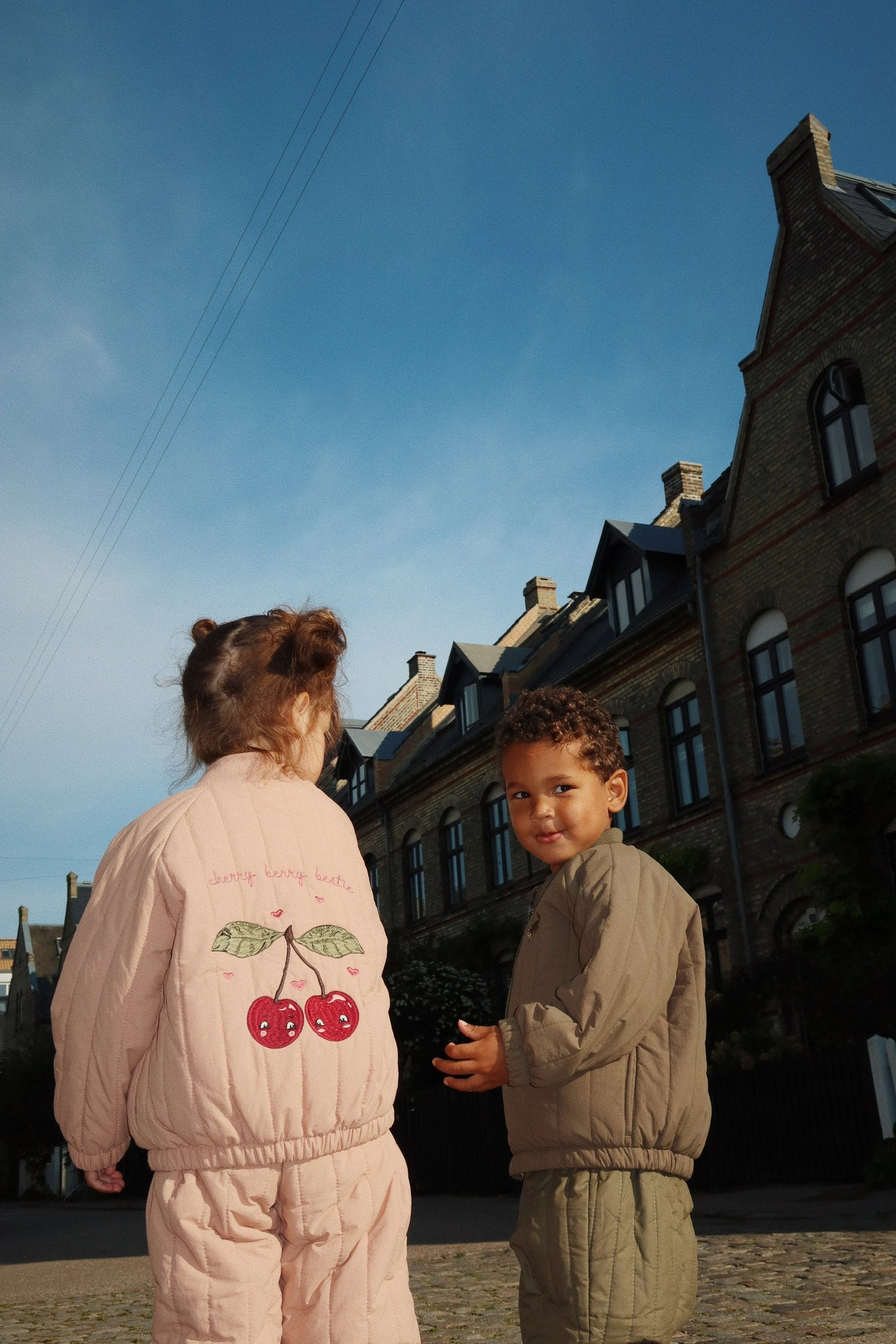 Konges Sløjd Juno Veste thermique/Bomber avec paillettes - Toscane