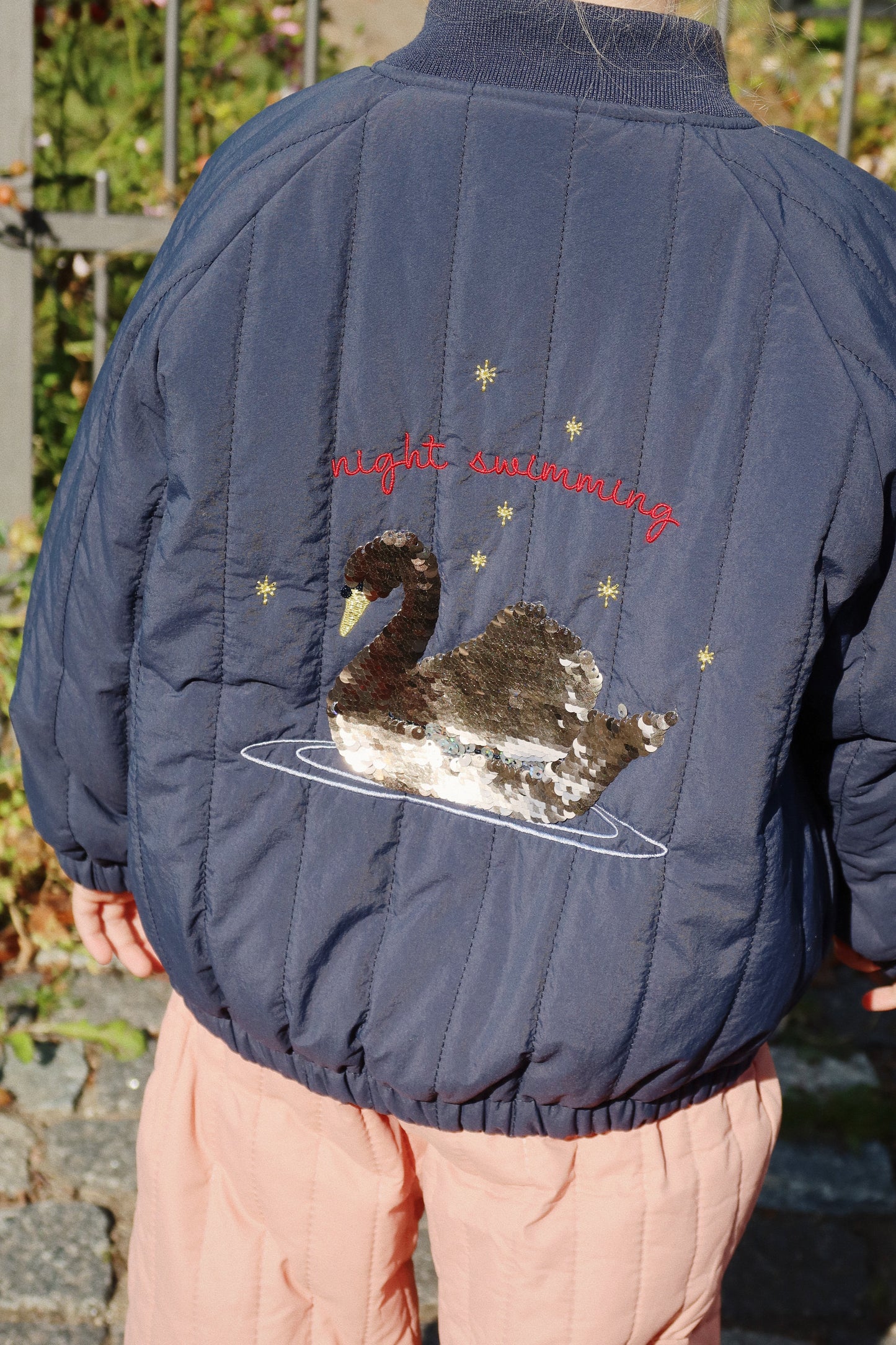 Konges Sløjd Juno Veste thermique/Bomber avec paillettes - Toscane