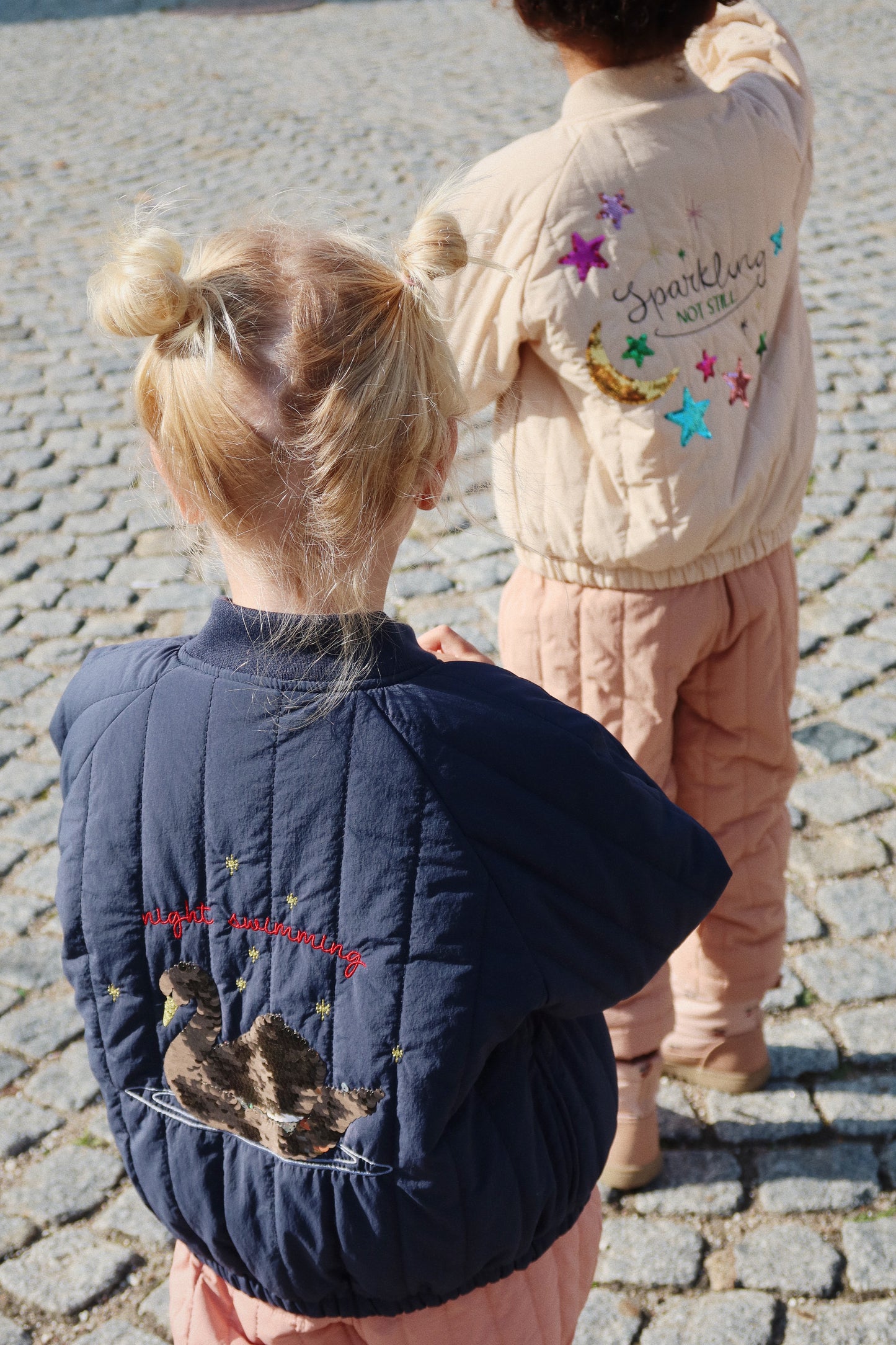 Konges Sløjd Juno Veste thermique/Bomber avec paillettes - Toscane