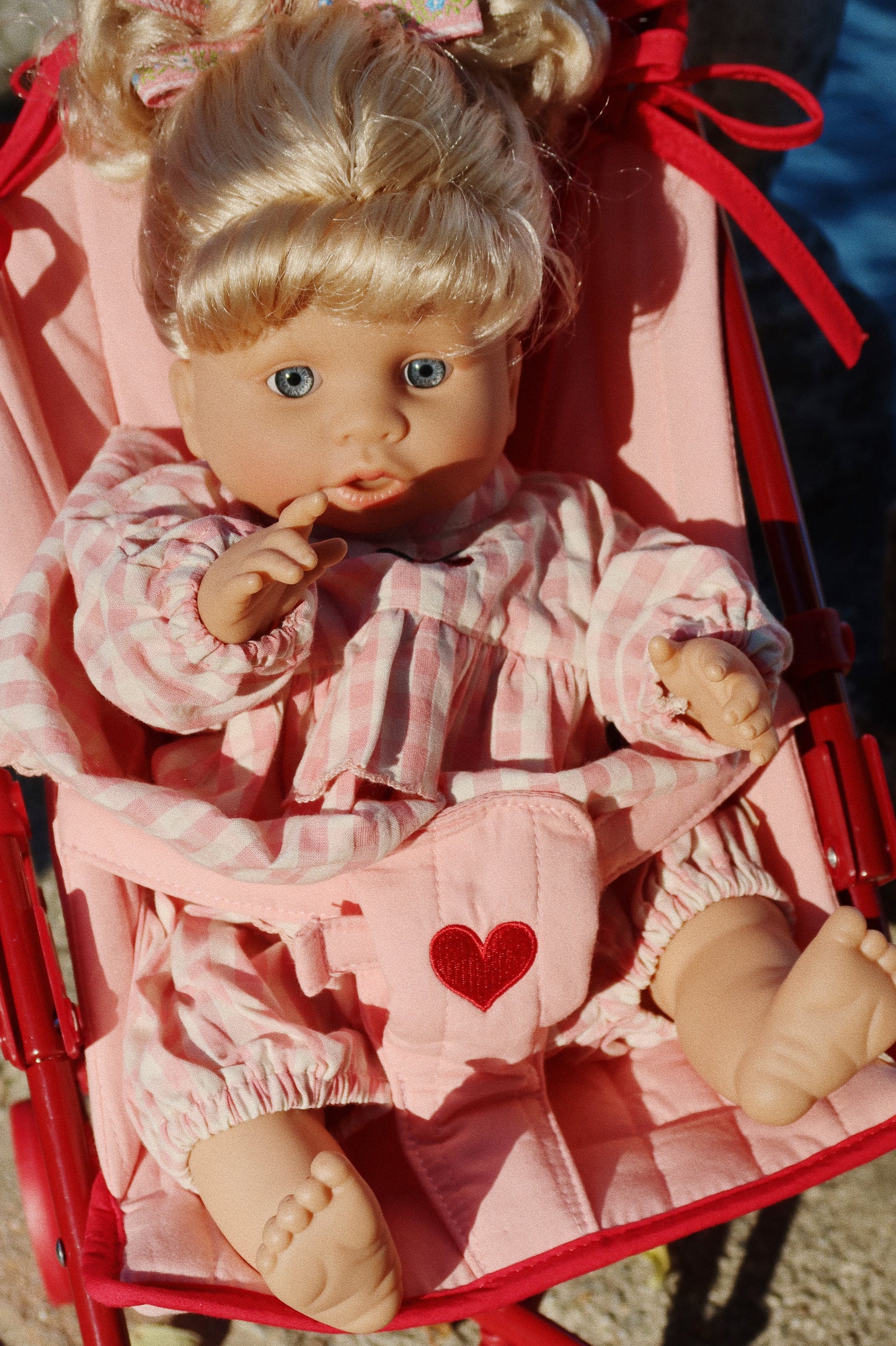 Konges Sløjd Poppenwagen/Doll Stroller/Buggy - Mellow Rose