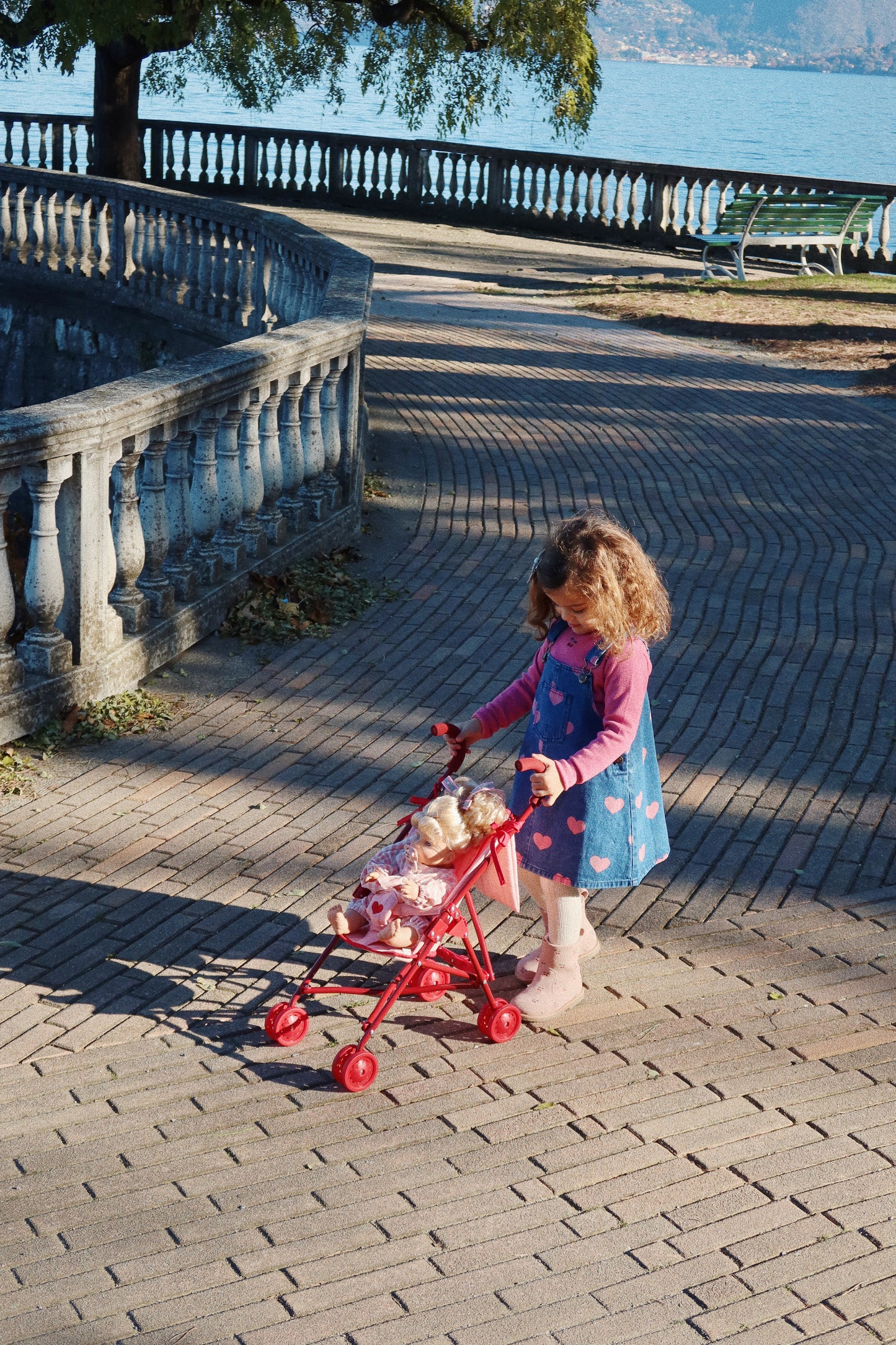 Konges Sløjd Poppenwagen/Doll Stroller/Buggy - Mellow Rose