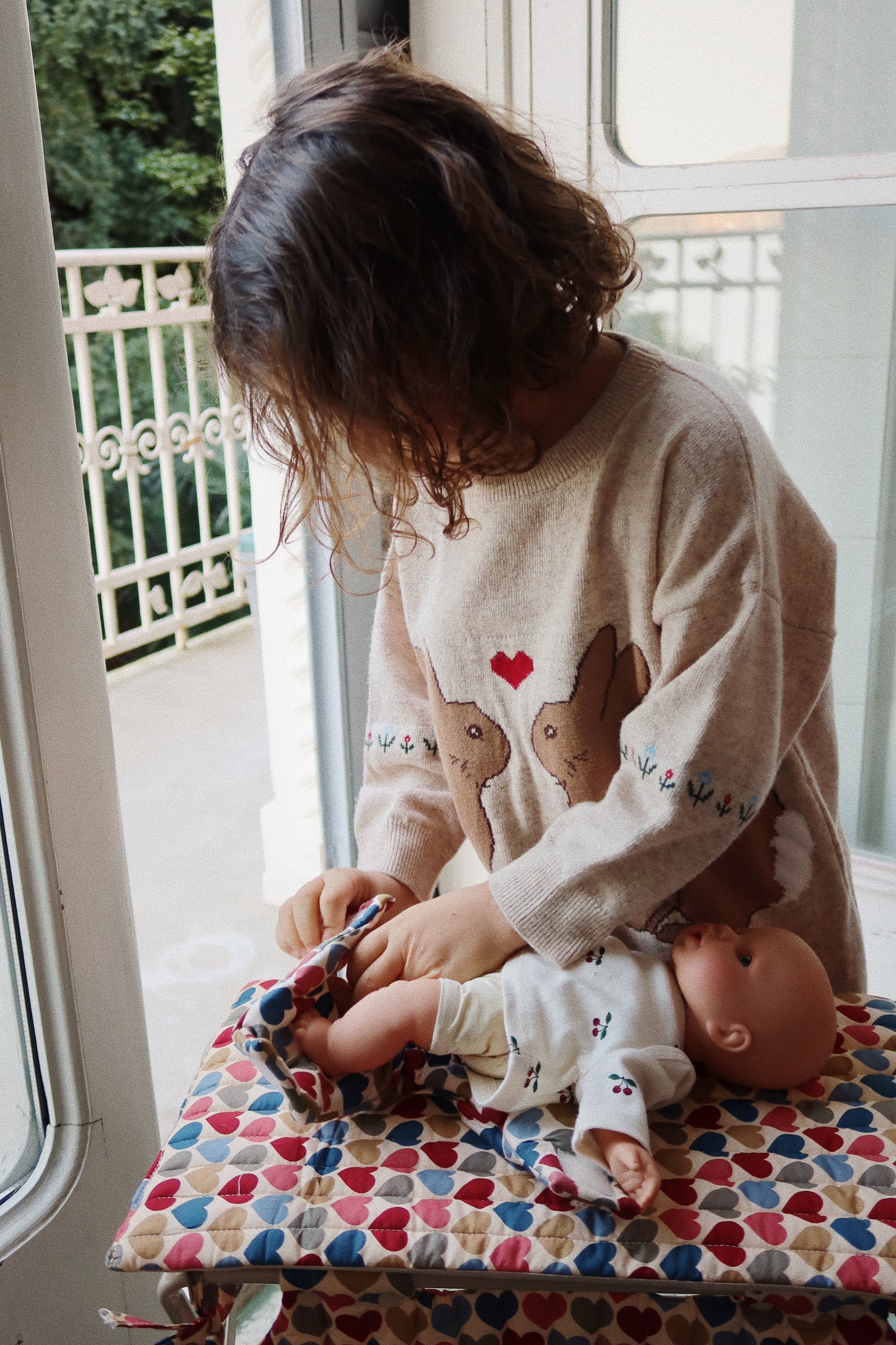 Konges Sløjd Doll Changing Table - Verzorgingstafel voor pop - Coeur Bisous