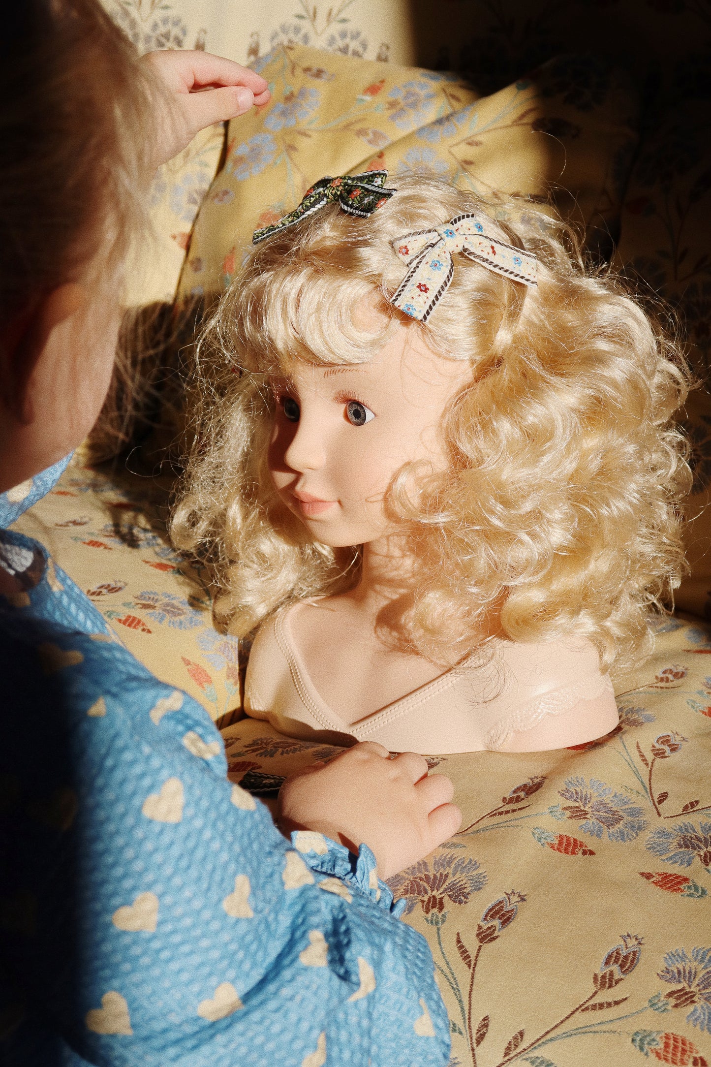 Konges Sløjd doll bust with hair accessories - Suitable from 3 years 