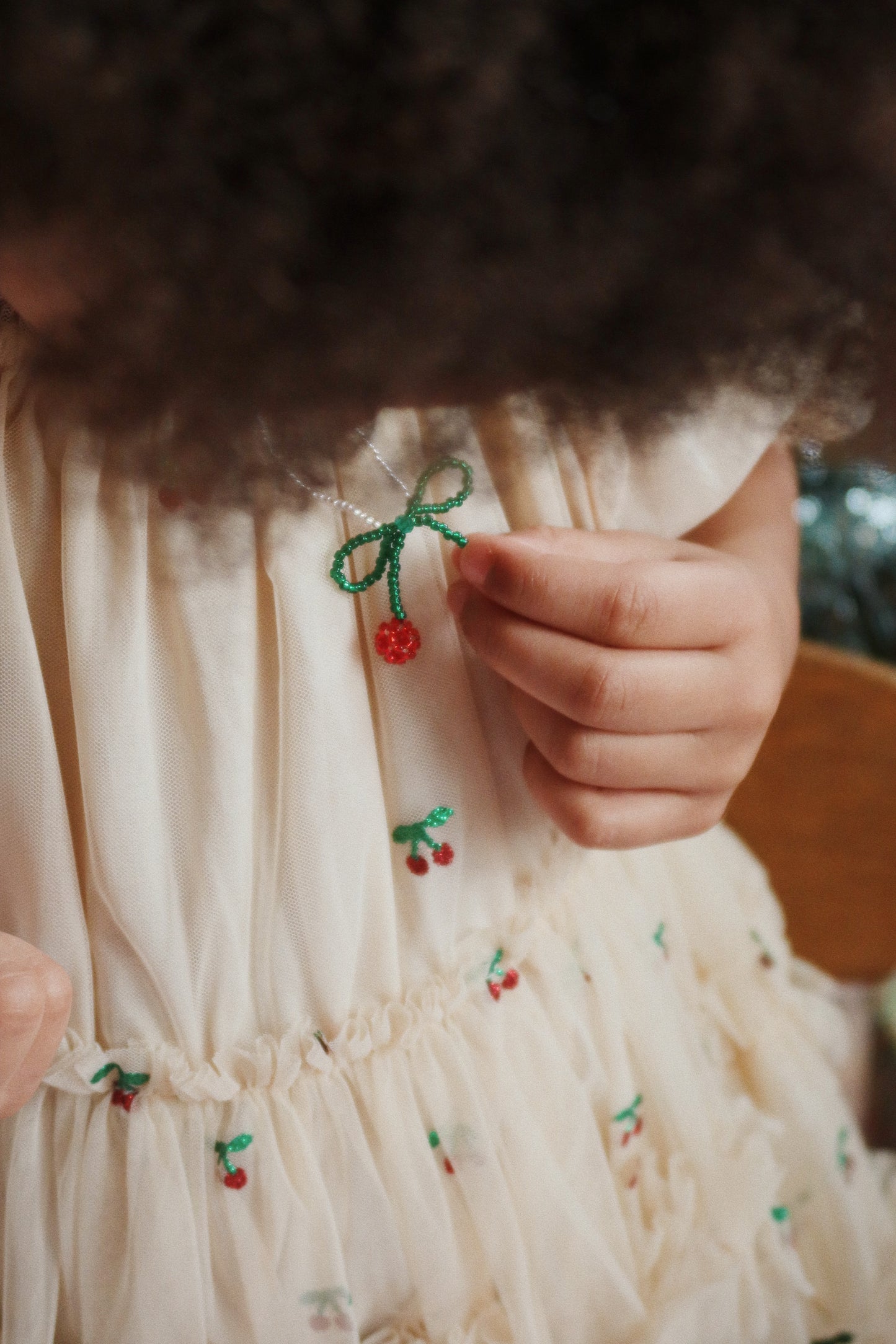 Konges Sløjd Pearly Juwelen set voor kinderen - Ketting en armband - Cherry