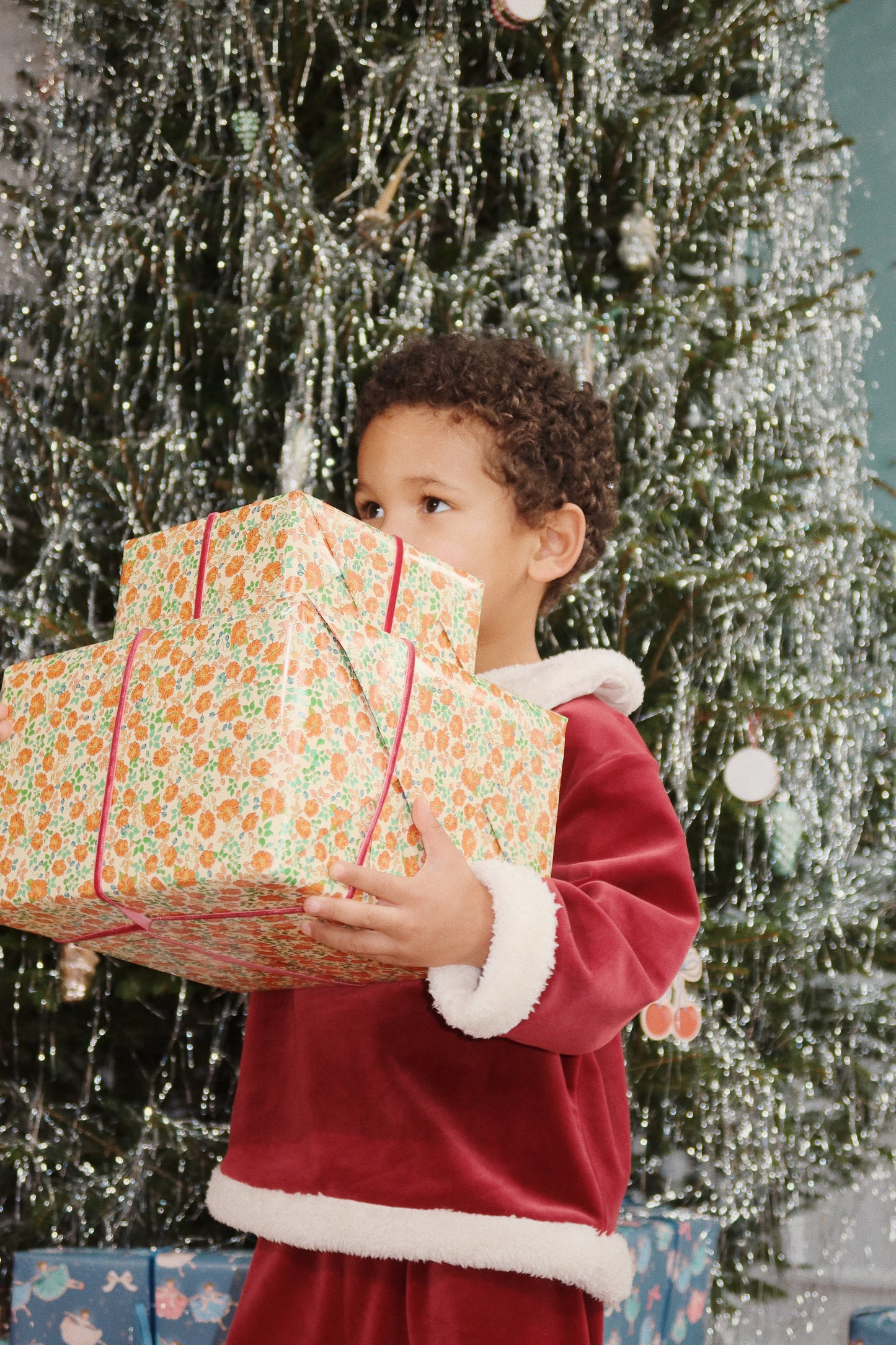 Robe de Noël Konges Sløjd pour enfant - Jolly Red