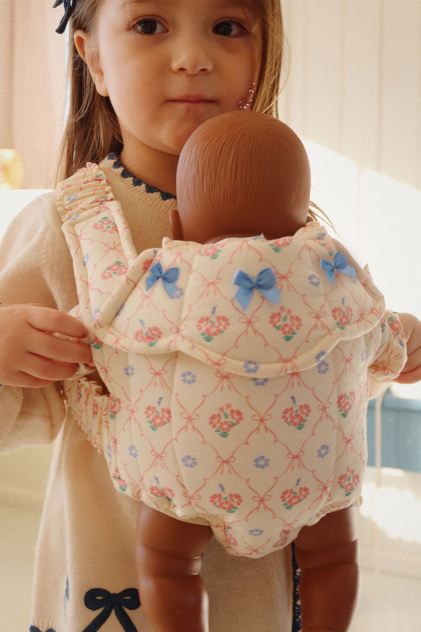 Konges Sløjd Doll Carrier/Poppendrager - Fleur Decor