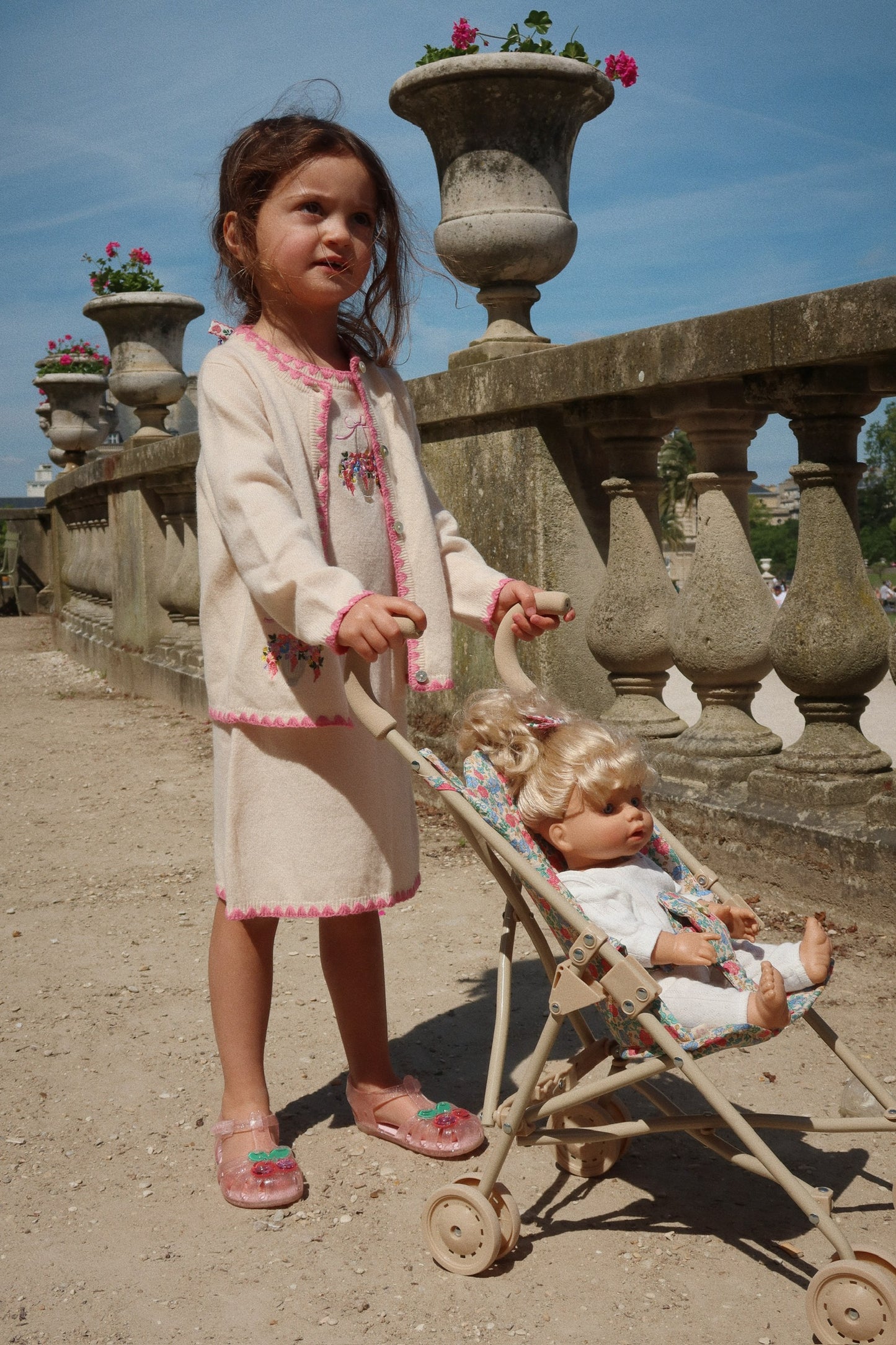 Konges Sløjd Poppenwagen/Doll Stroller/Buggy - Fiola