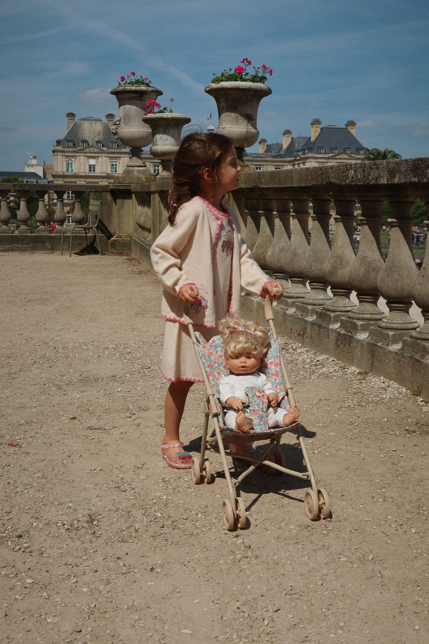 Konges Sløjd Poppenwagen/Doll Stroller/Buggy - Fiola