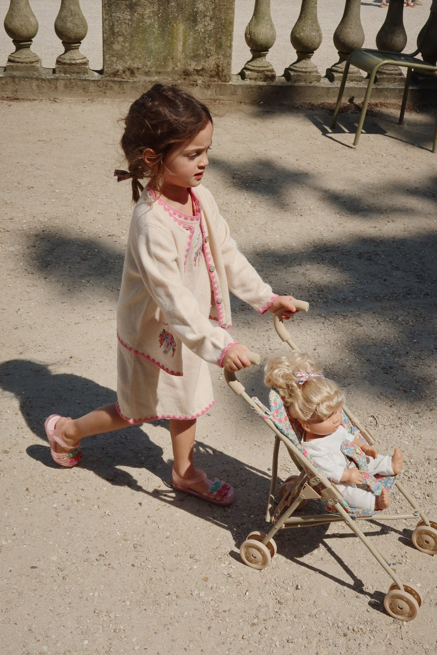 Konges Sløjd Poppenwagen/Doll Stroller/Buggy - Fiola