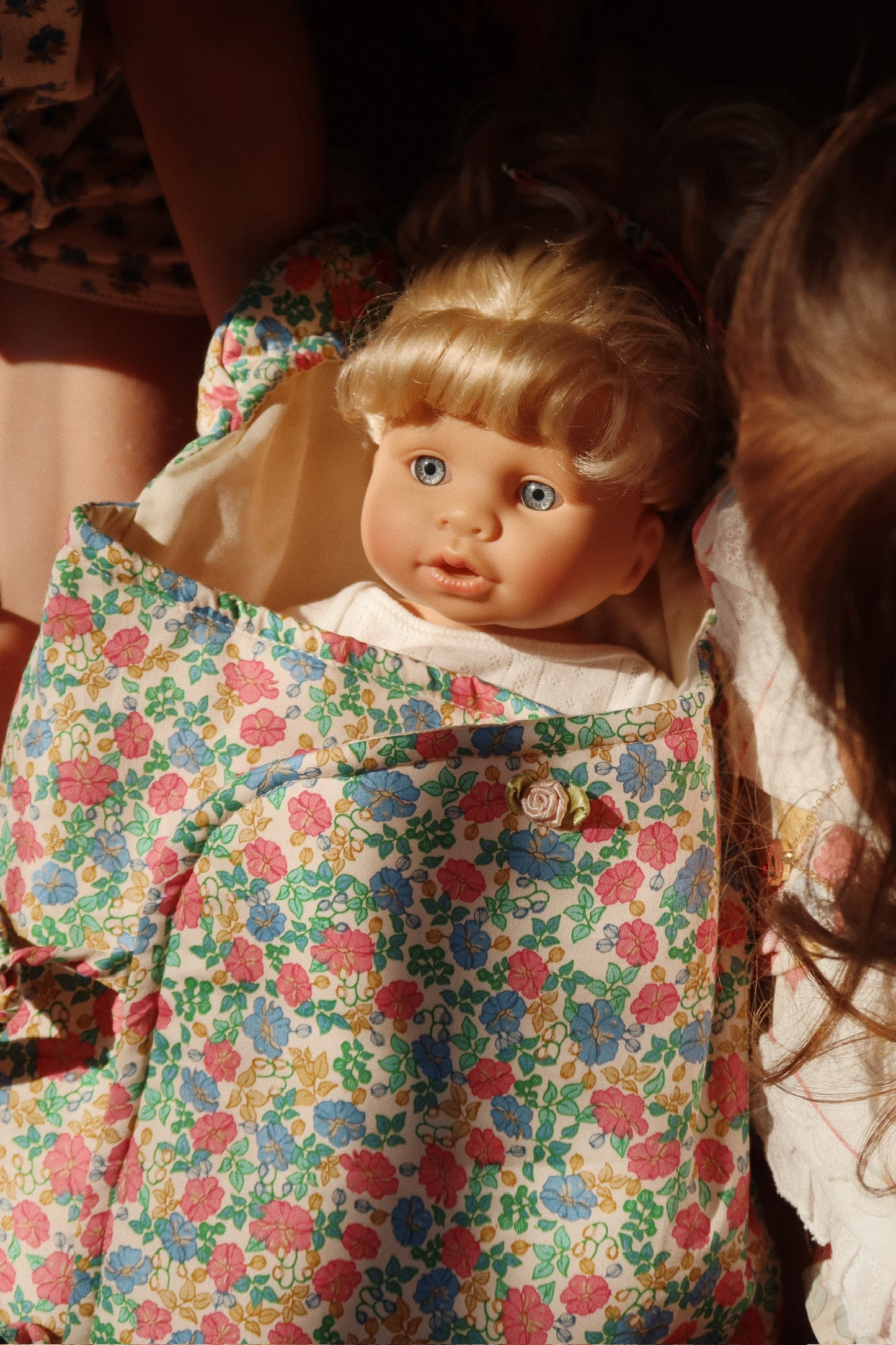 Konges Sløjd doll sleeping bag - Peonia 