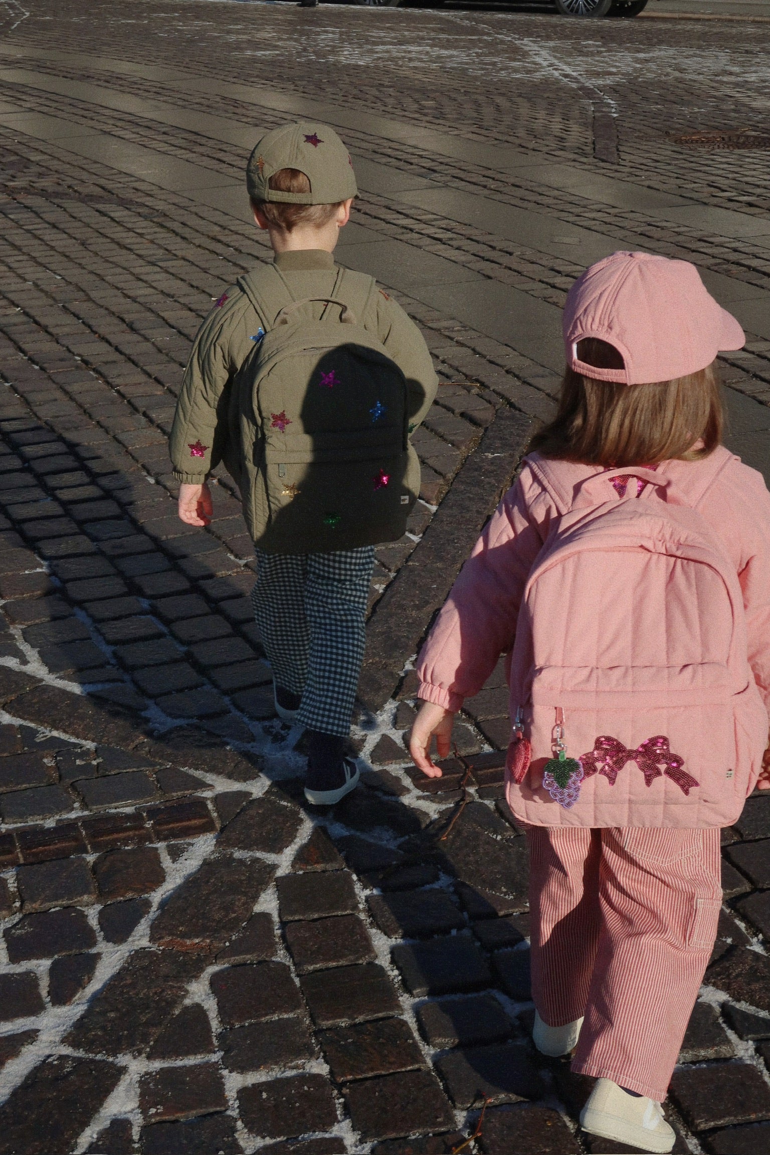 Konges Sløjd Juno Backpack/Bookbag medium - W25xD10.5xH32cm - Laurel Oak