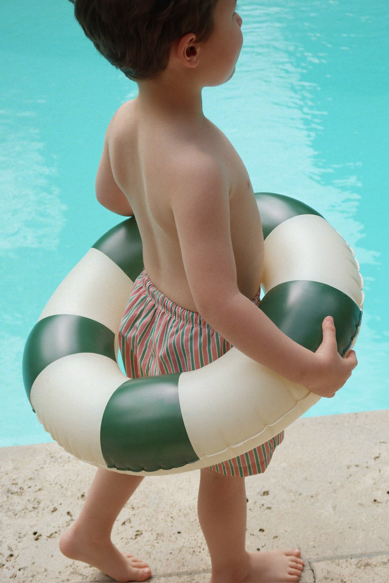 Konges Sløjd Asnou zwemshort kind - Blush Stripe