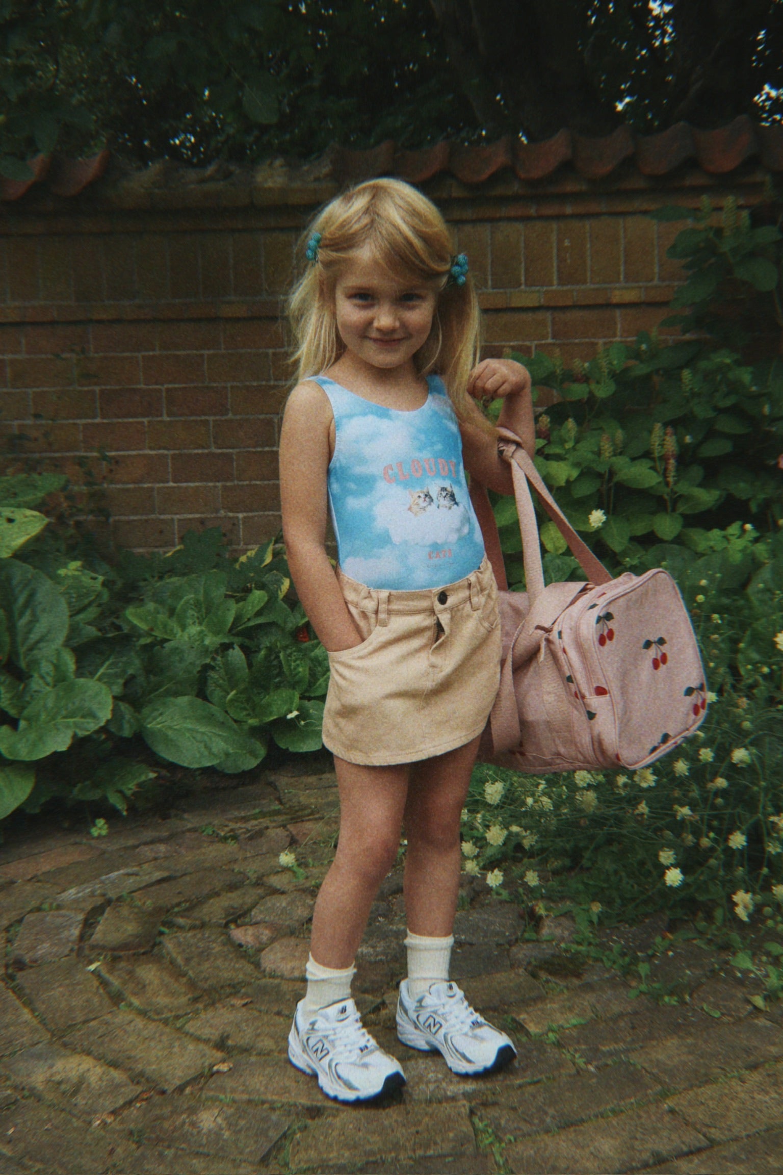 Konges Sløjd Kids Weekendtas - 48x23x25cm - Ma Grande Cerise Blush