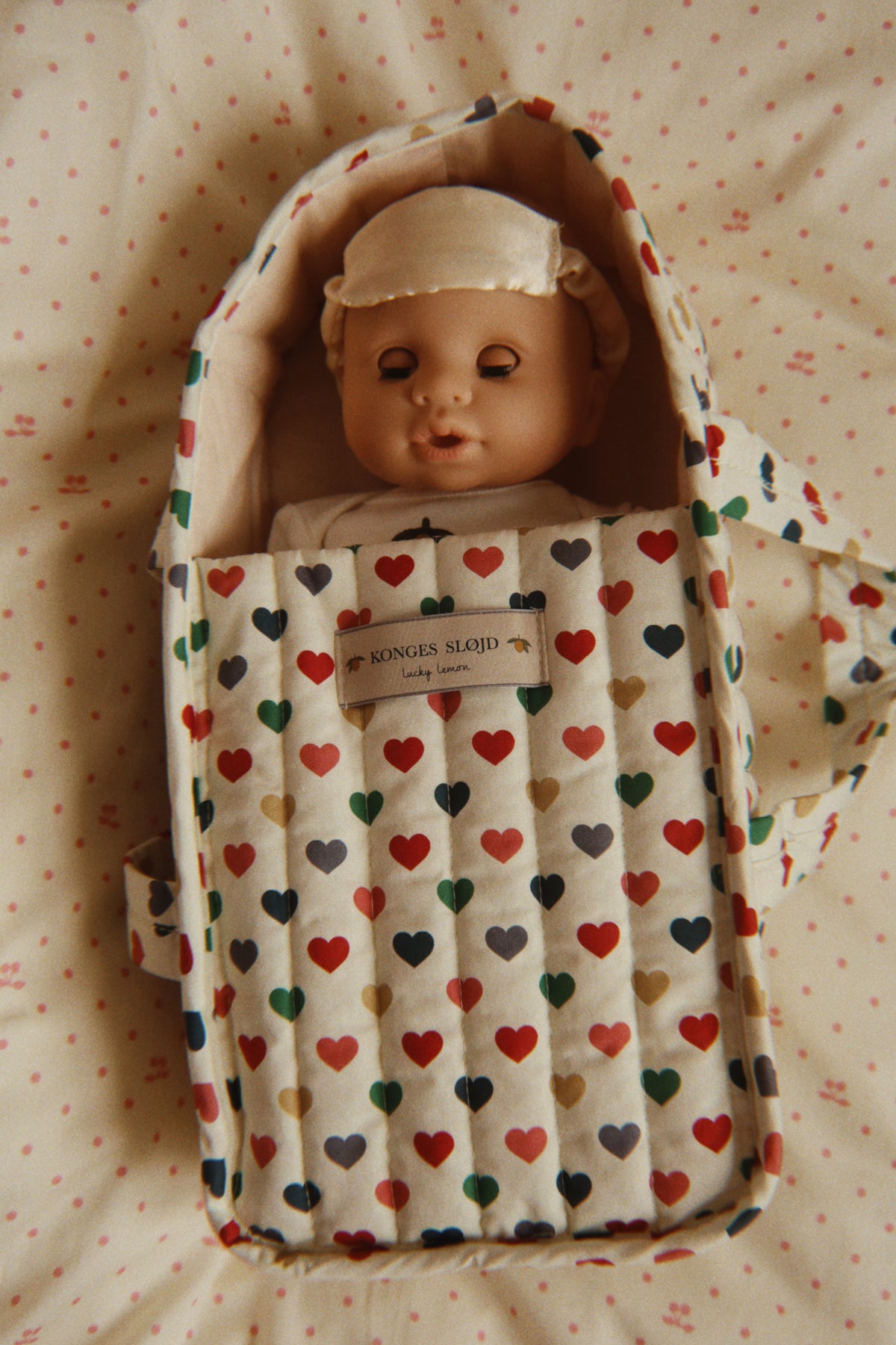 Konges Sløjd Minnie Poppagen / Poll Pram - Foldable - Cherry Blush