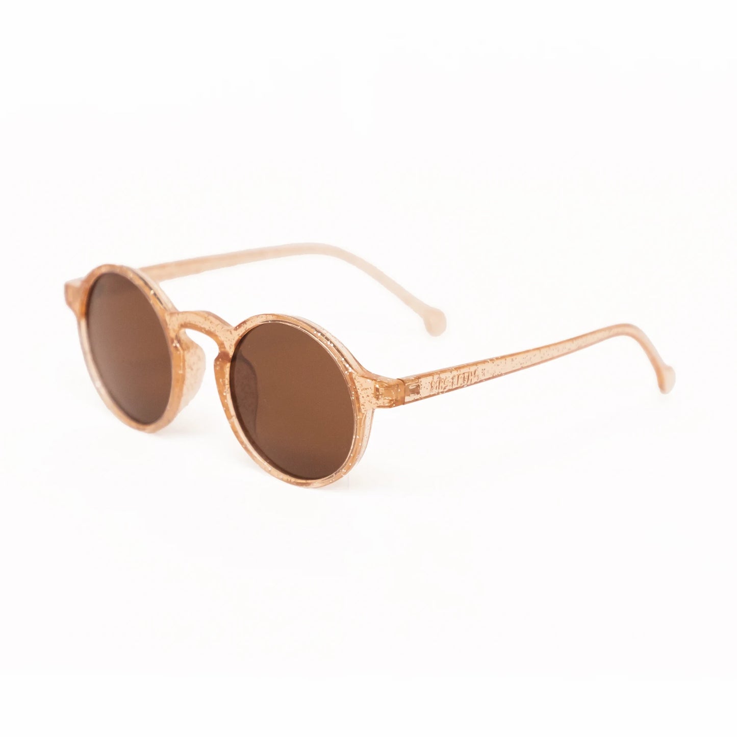 Mrs Ertha Glee Sunglasses/Zonnebril - Glitter Peach