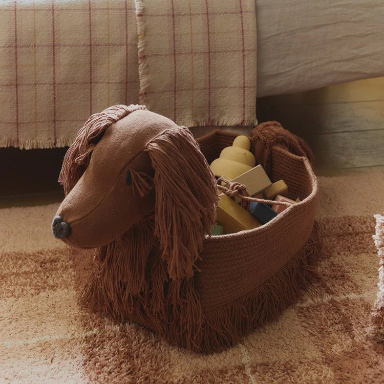 Lorena Canals Opbergmand Poppy - 68x24x35cm - Bruin