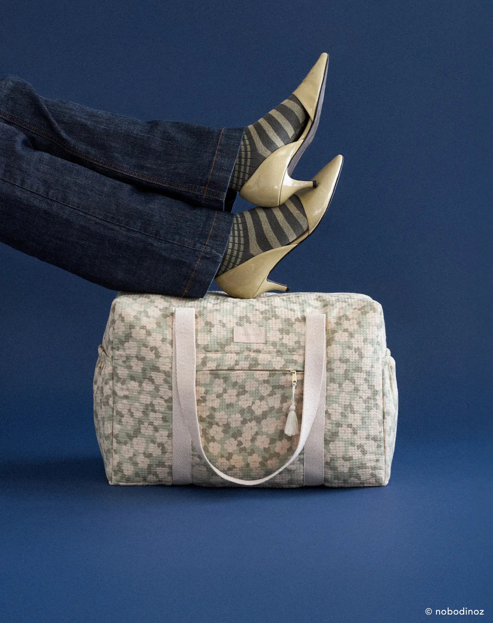 Diaper bag Opera waterproof Laurel Green - Nobodinoz