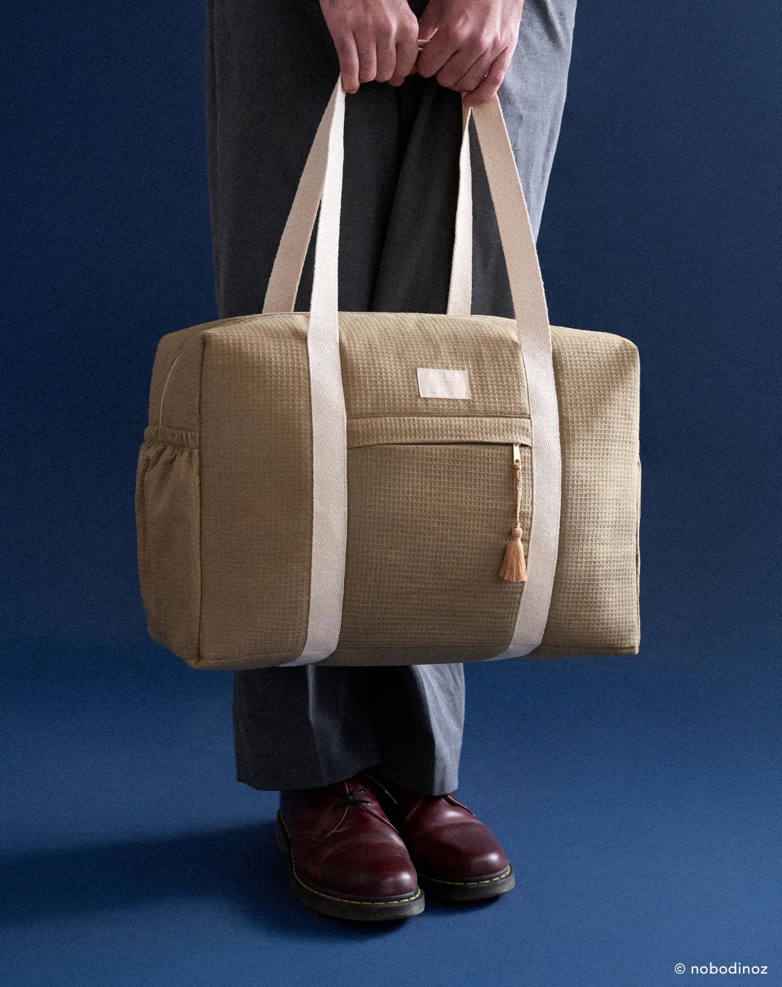 Nobodinoz Opera Sac à langer imperméable 29x46x20cm - Vert Laurier