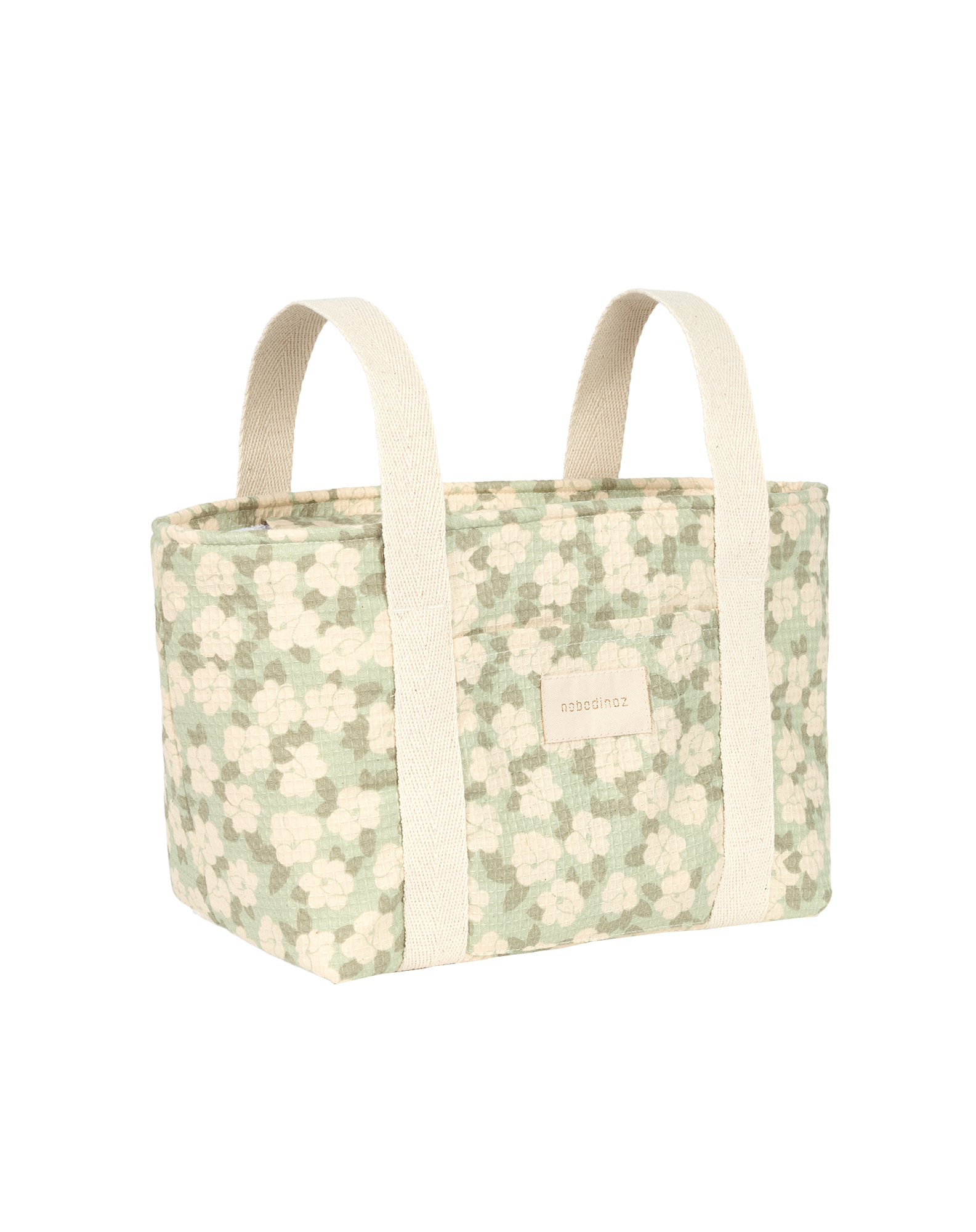 Nobodinoz Opera Waterproof Luiertas - 42x22x12cm - Green Sakura