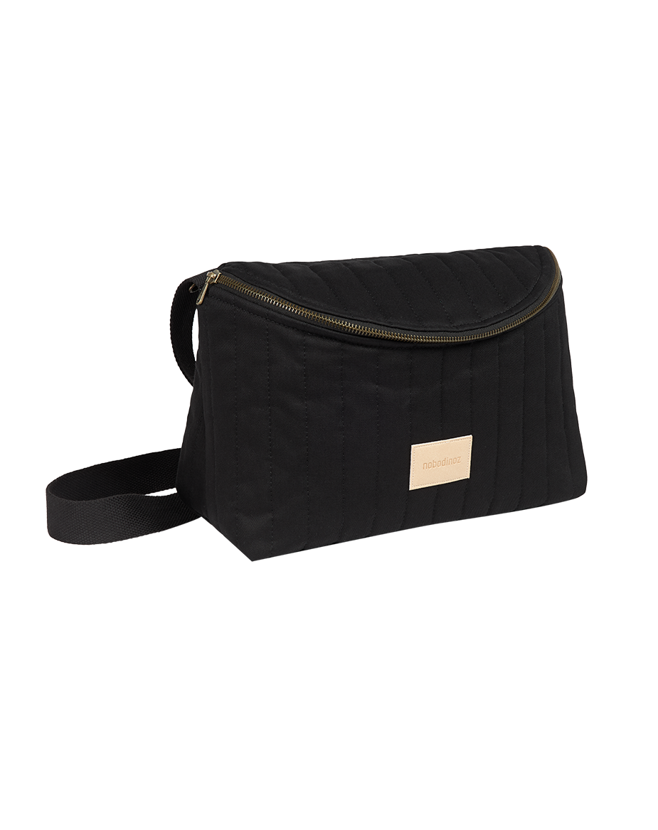 Nobodinoz Hyde Park waterdichte luiertas 32x20x14cm - Black