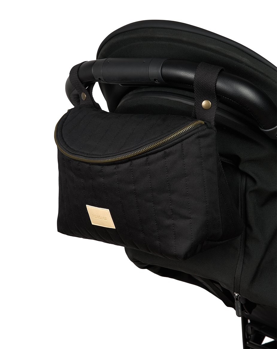 Nobodinoz Hyde Park waterproof diaper bag 32x20x14cm - Black