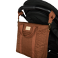 Nobodinoz Hyde Park waterproof diaper bag/backpack 32x32x14cm - Brick brown