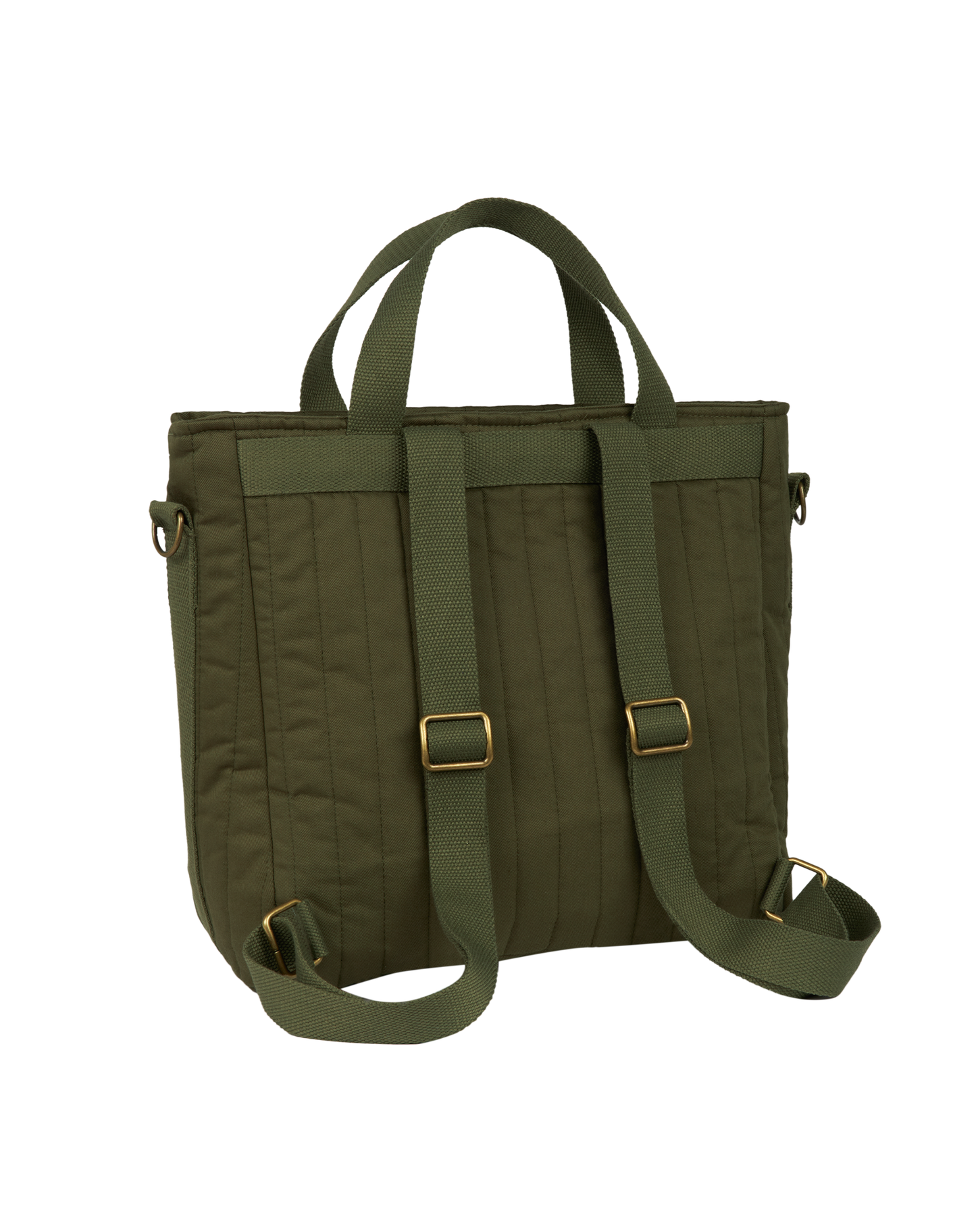 Nobodinoz Hyde Park waterproof diaper bag/backpack 32x32x14cm - London Green