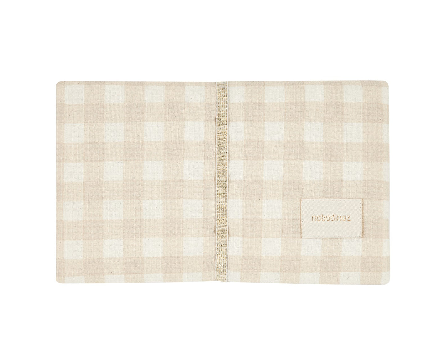 Nobodinoz Mozart Verschoningsmatje waterproof - Ivory Checks