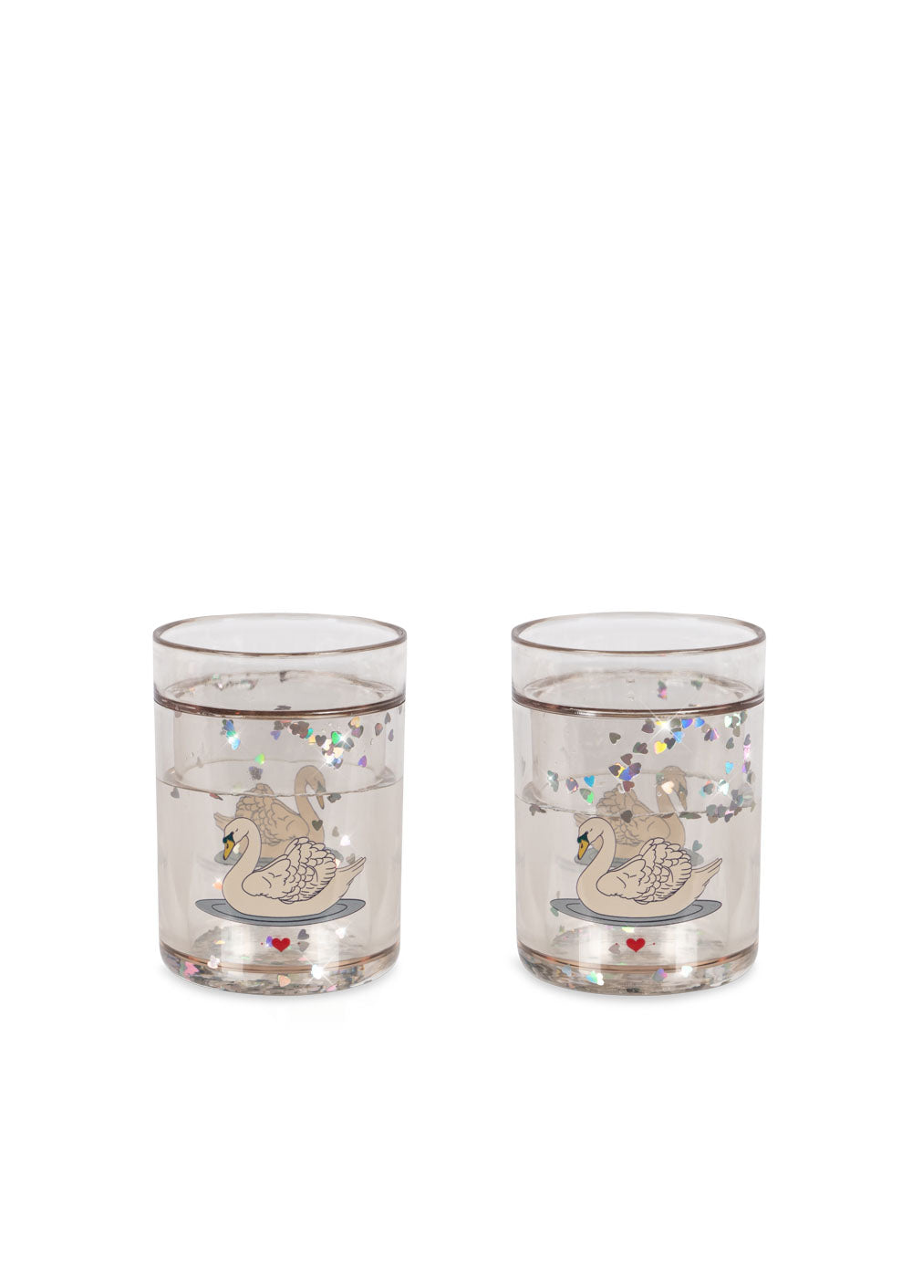 Konges Sløjd 2 Pack glitter cups - 2 pieces - Bow Kitty