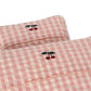 Konges Sløjd Doll bedding/Poppen beddengoed - Powder Pink Check